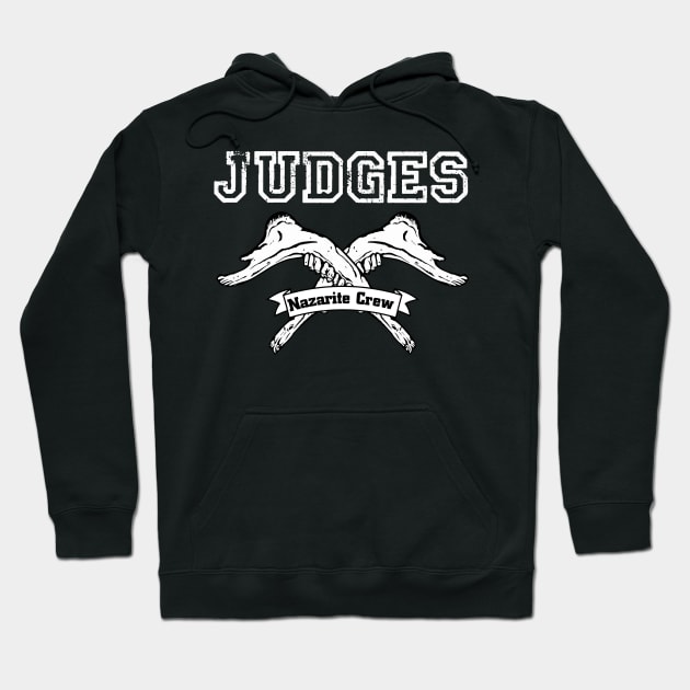 Judge New York Crew Parody Judges Hardcore Punk Hoodie by thecamphillips